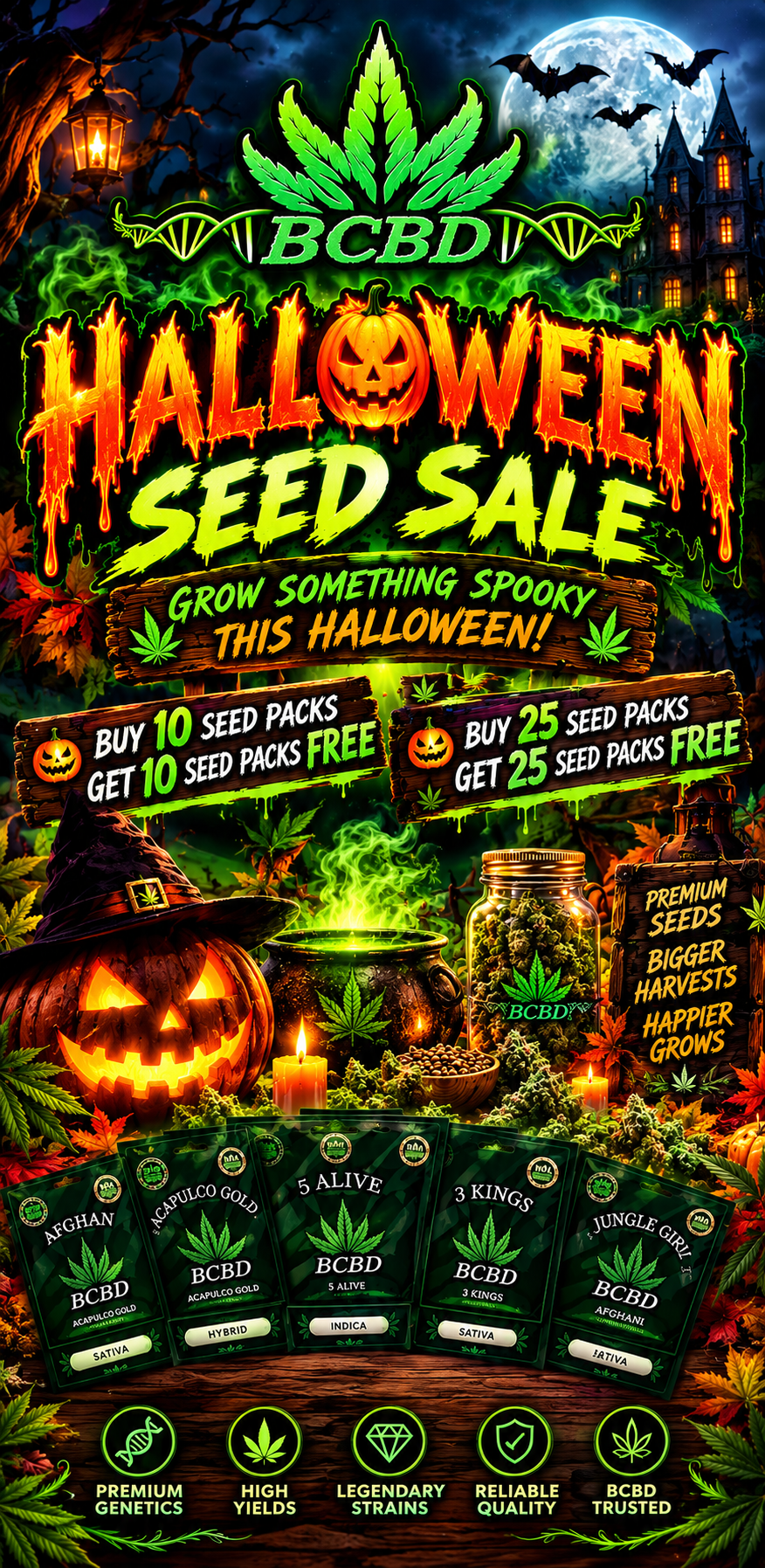 BCBD Halloween Seed Sale