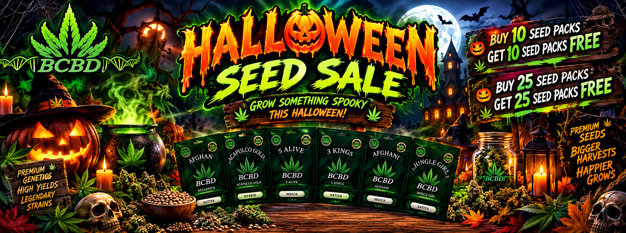 BCBD Halloween Seed Sale